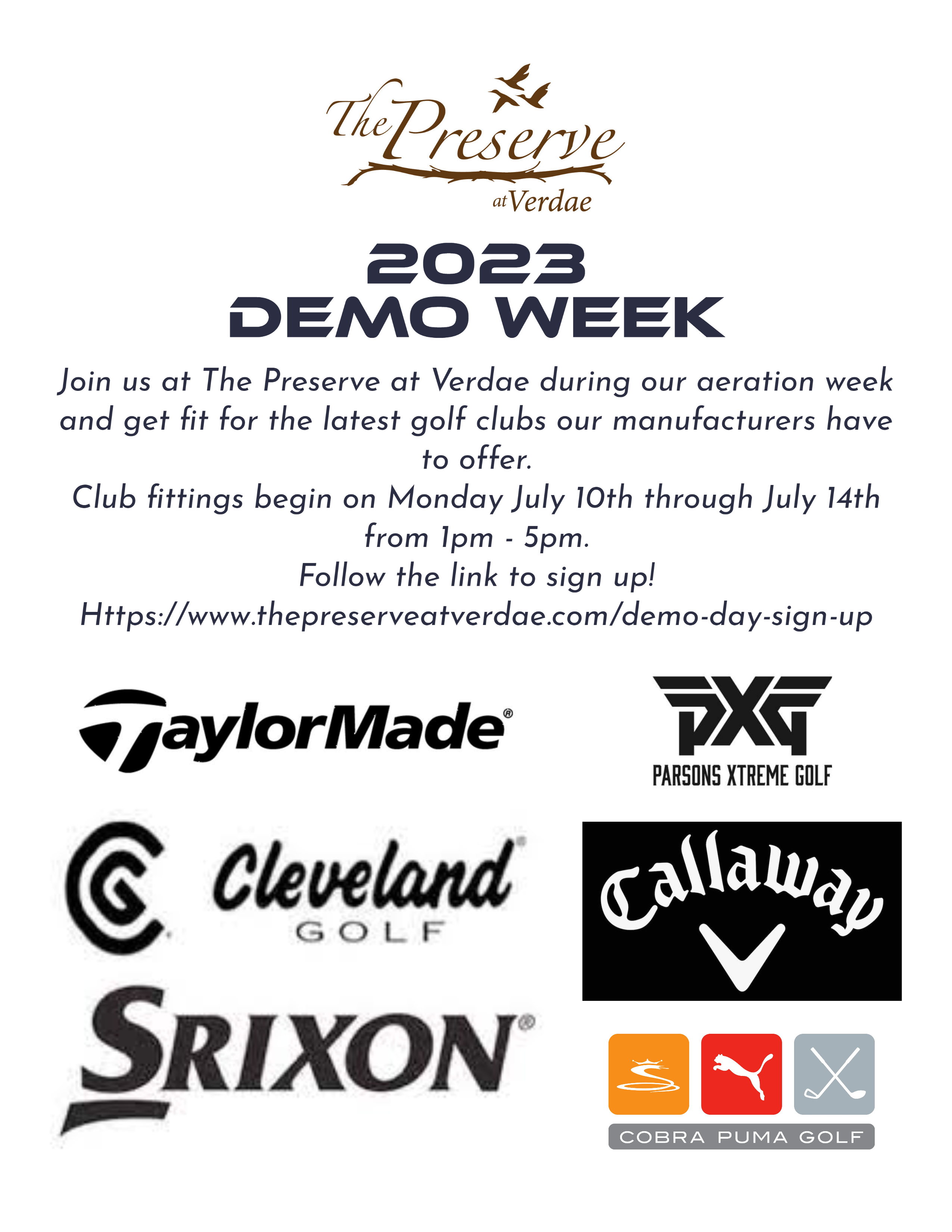 Bentwater Yacht & Country Club - Calendar Event - PXG DEMO DAY & CUSTOM  FITTING